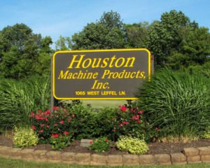 Houston Machine Products, Signage in front of the building.